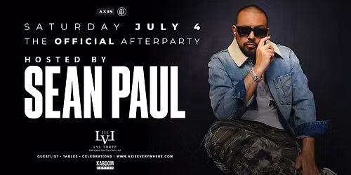 Sean Paul OFFICIAL Afterparty! Hosted by SEAN PAUL!