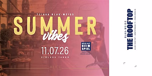Blau-Weiss Summer Vibes 2026