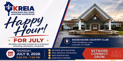 KREIA Happy Hour for July at Woodhaven - FREE\/Open to public