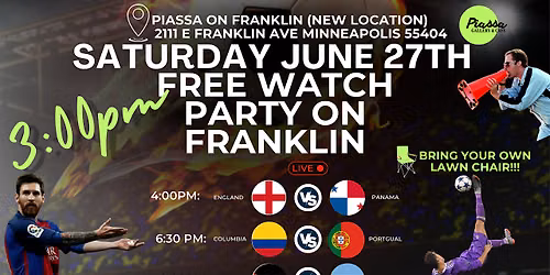 FIFA WATCH PARTY AT PIASSA ON FRANKLIN