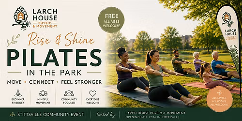 Free Community Pilates in the Park \u2013 Rise & Shine Series