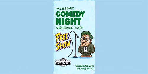 Wednesday Public Comedy Night at McLean's Public House