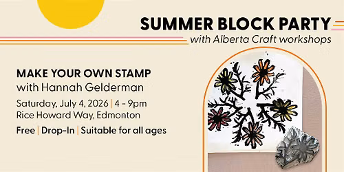 Make Your Own Stamp with Hannah Gelderman