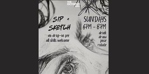 Sip + Sketch Sundays \u2014 Figure Drawing at The Octopus Bar