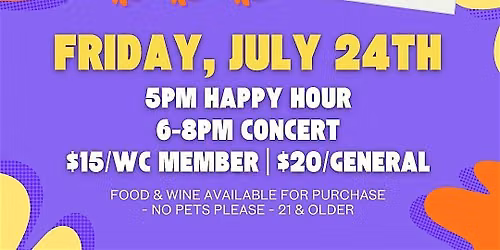 Vino & Vibes Live Music Concert with Memory Lane