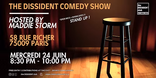 [STAND-UP] The Dissident Comedy Show: hosted by Maddie Storm