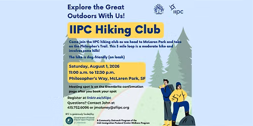 IIPC Hiking Club-Philospher's Loop, McLaren Park