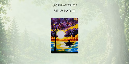 Sip and Paint: Romantic Scenery