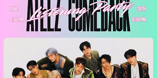 ATEEZ Fan Pop-Up + Listening Party (K-Pop Fan Event)