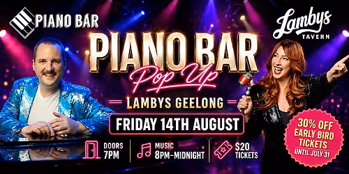 Piano Bar Pop-Up at Lambys: Andy & Shandelle Live