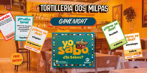 Yo Sabo, tu sabes? Game Night