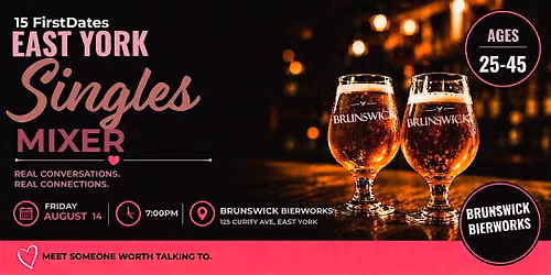 Toronto East York Singles Mixer (Age 25-45)