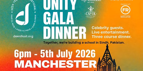 RAHEEM SHAH & OTHER FAMOUS ARTISTS LIVE IN UNITY GALA DINNER - MANCHESTER