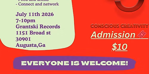 The Augusta Showcase by Conscious Creativity - Th3rd World Ent.