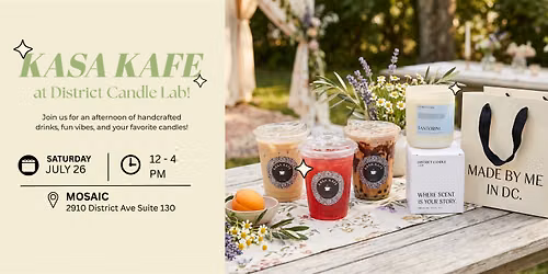 Kasa Kafe at District Candle Lab Mosaic