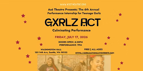 Gxrlz Act 2026: an Original Devised Collaboration
