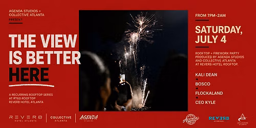 Firework Show and Rooftop Party at Reverb.
