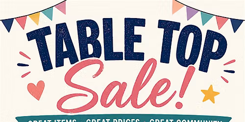 Table Top Sale
