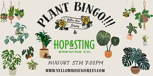 Plant Bingo at Hop & Sting!