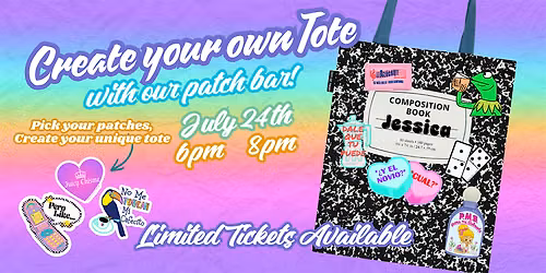 Custom Tote - Personalization Event with Natalie!