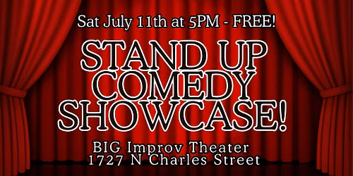BIG Stand Up Comedy Showcase
