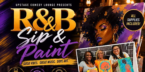 R&B Sip & Paint - Live DJ and Singer (Free Mimosa included)