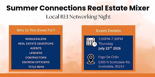 Summer Connections Real Estate Mixer