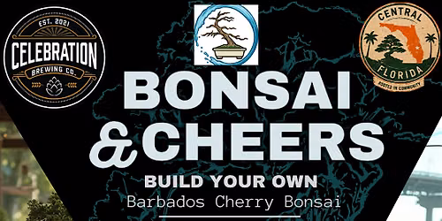 Bonsai & Cheers at Celebration Brewing  | Barbados Cherry Bonsai Workshop