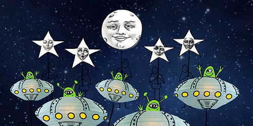 Flying Saucer Lantern Workshop for the Beltline Lantern Parade!