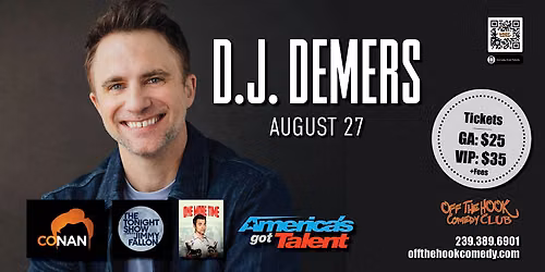 Comedian D.J. Demers Live In Naples, Florida!