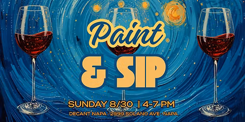 Paint & Sip: A Starry Night in Napa