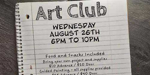 Art Club at Tribal Kava