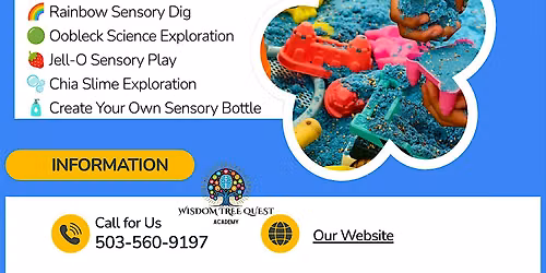 Sensory Saturday: Explore & Create