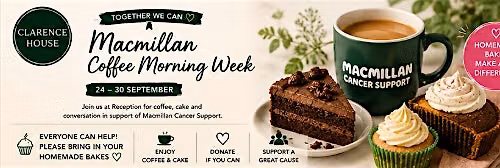 Macmillan Coffee Morning Week at Clarence House