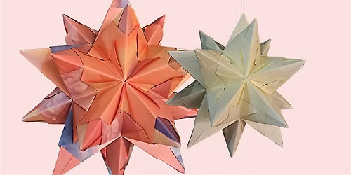 Origami-Weihnachtssterne falten mit Julia H\u00f6rmann | Workshop