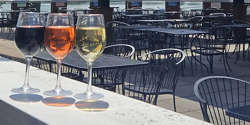 Fall Wine Tasting On Zukey Lake Tavern's Roof Deck