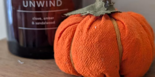Stress Buster Autumn Workshop - Fabric Pumpkins