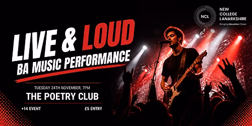 BA Music Performance Live Event - New College Lanarkshire