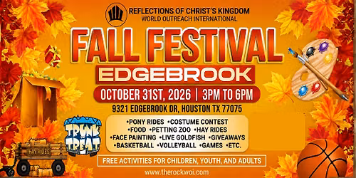The R.O.C.K. Fall Festival 2026 \u2014 FREE Family Fun at Edgebrook!