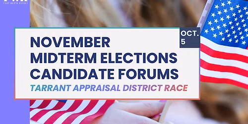 November Midterm Elections Candidate Forum: TAD Race