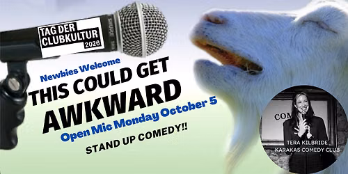 This Could Get Awkward English STANDUP COMEDY! 3\u20ac Wine! Tag der Clubkulture