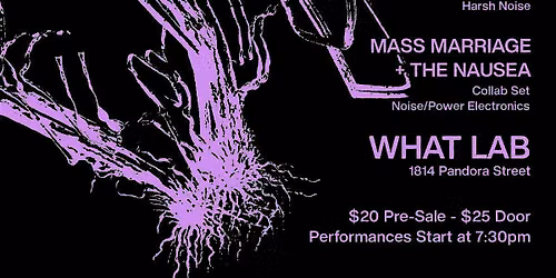 CAEN, NOXIOUS LIGHT, Erin Altomare, Mass Marriage + The Nausea (collab set)