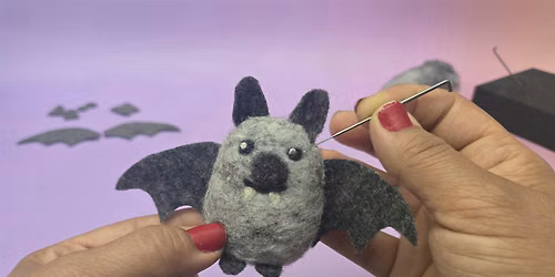 Needle Felted Bats