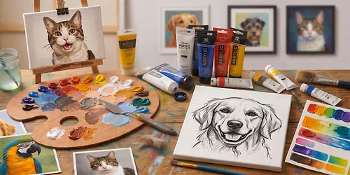 PAINT YOUR PET! Beginner Friendly painting workshop