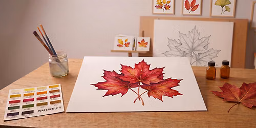 Watercolor Fall Leaf Workshop