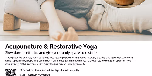 Acupuncture & Restorative Yoga