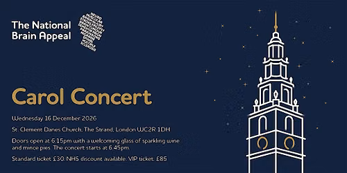 The National Brain Appeal Christmas Carol Concert 2026