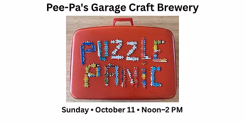 Puzzle Panic at Pee-Pa\u2019s Garage Craft Brewery
