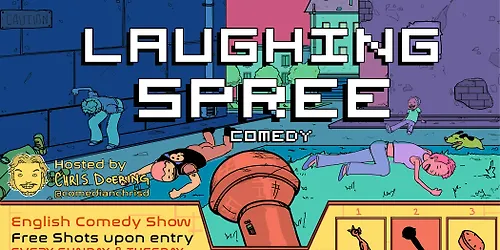 Laughing Spree English Comedy on a BOAT (FREE SHOTS) 18.10.