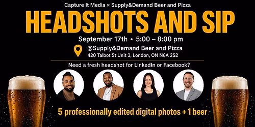 Headshots and Beer Night at SUPPLY&DEMAND